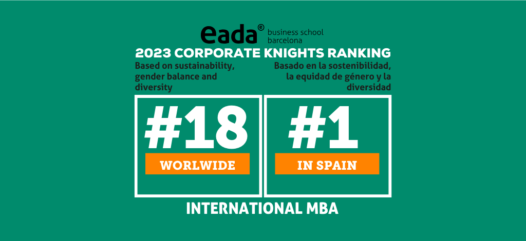 The EADA Business School MBA Remains In The Top 20 In The World